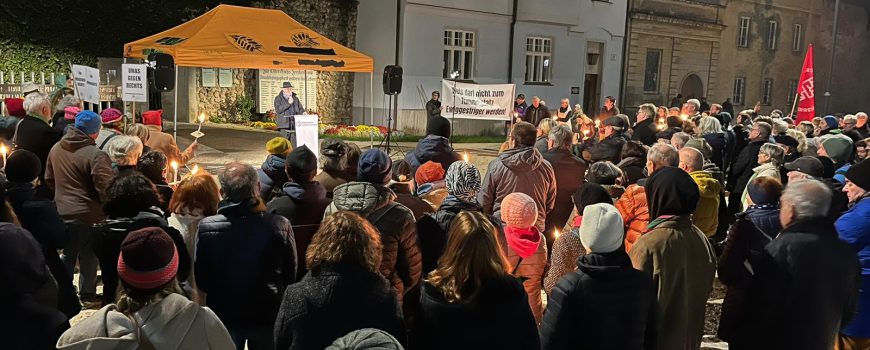 Kundgebung 8. November 2022 in Wels