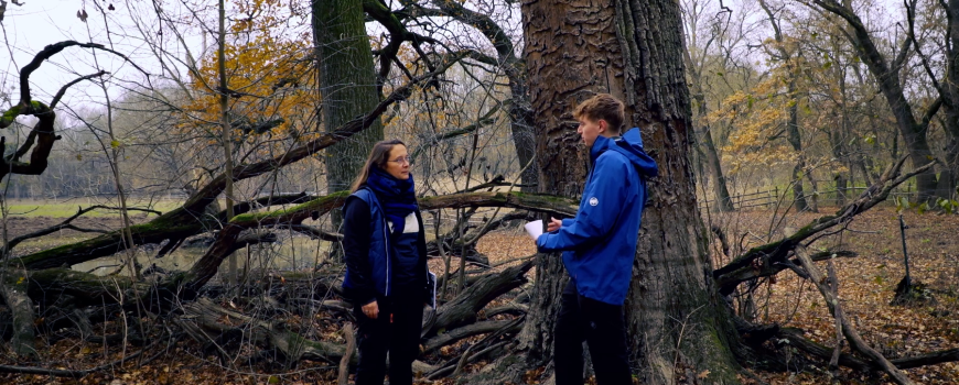 Bildschirmfoto DorfTV_Karin Enzenhofer und Moritz Stimmeder