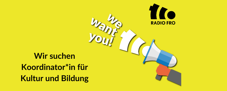 Ausschreibung Koordinator*in für Kultur und Bildung (20 h/Woche)